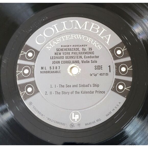 Leonard Bernstein LP - Rimsky-korsakov: Scheherazade - Columbia G/G+ Classical - Picture 2 of 2